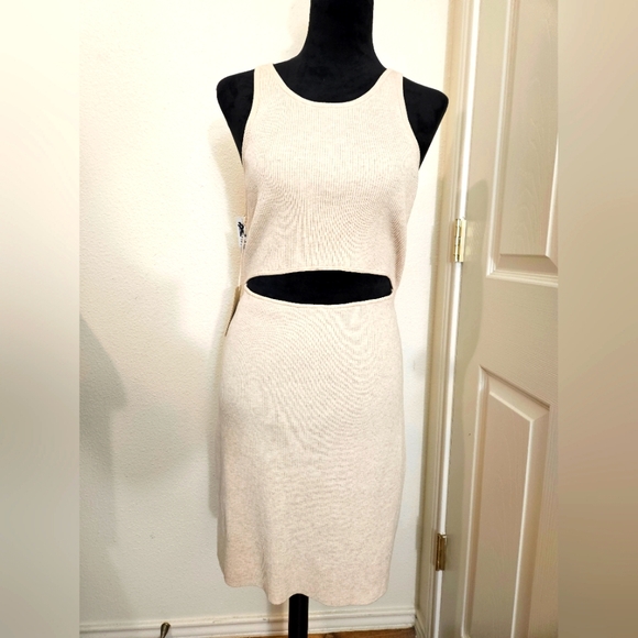 Wilfred Dresses & Skirts - NWT Aritzia Wilfred Free Cut Out Knit Tank Dress